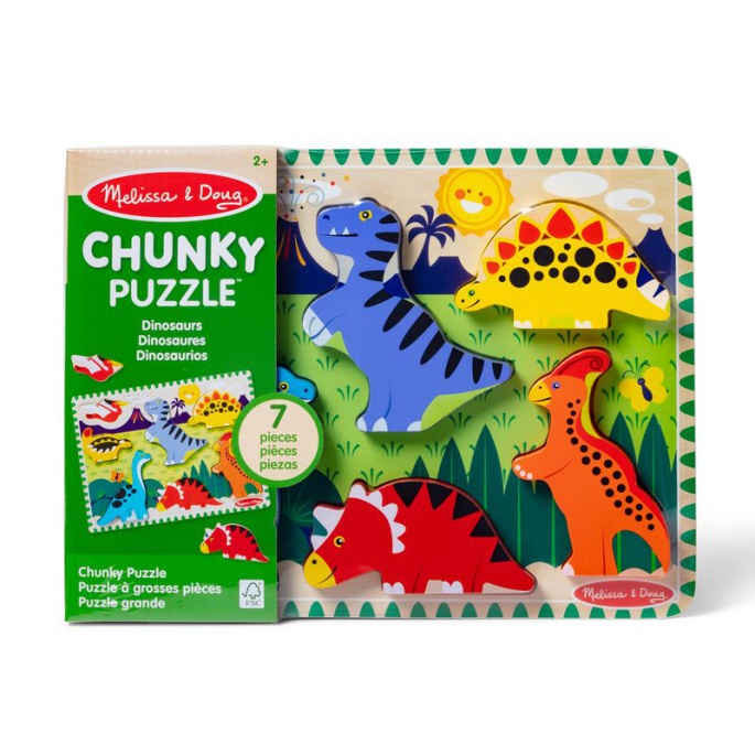 Melissa & Doug ξύλινο παζλ δεινοσαύρων