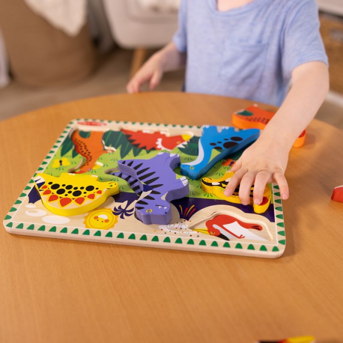 Melissa & Doug ξύλινο παζλ δεινοσαύρων
