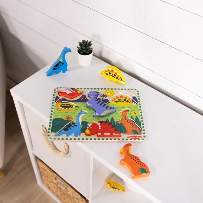 Melissa & Doug ξύλινο παζλ δεινοσαύρων