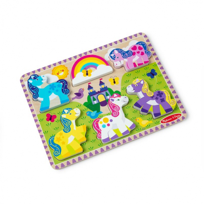 Melissa & Doug ξύλινο παζλ μονόκεροι
