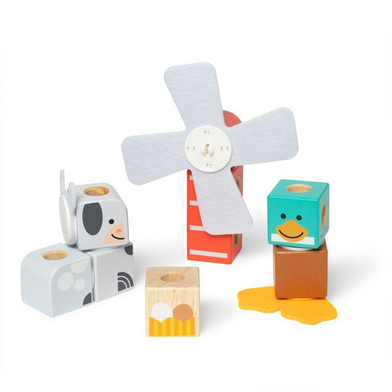 Melissa & Doug Blockables κατασκευαστικό σετ αγρόκτημα