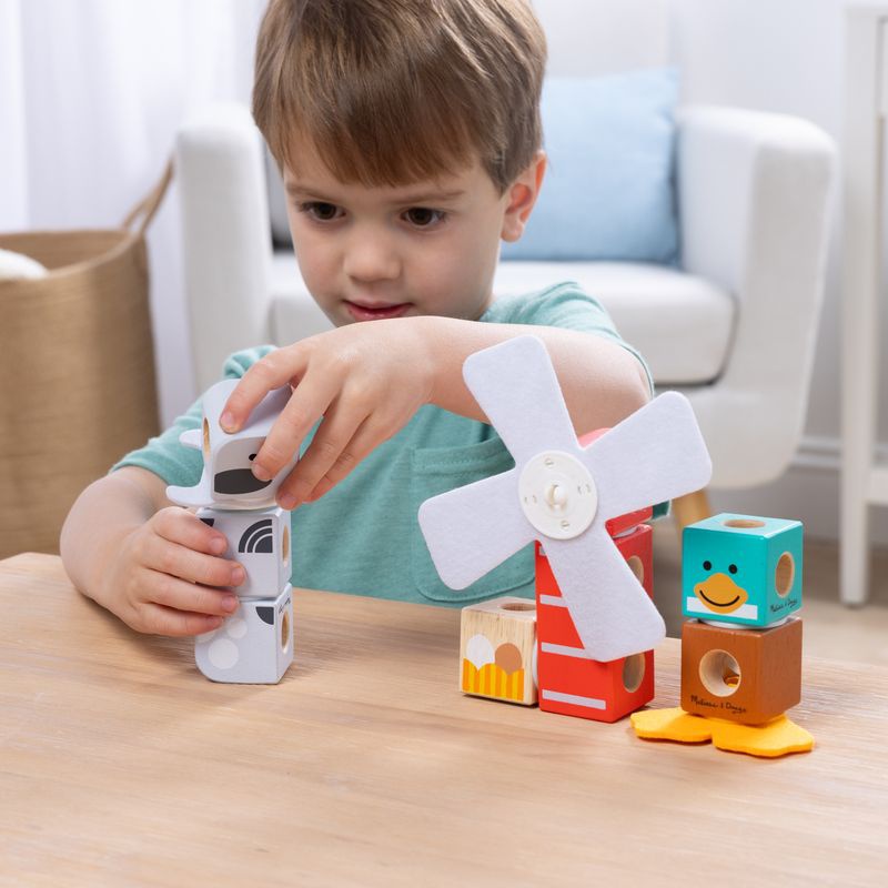 Melissa & Doug Blockables κατασκευαστικό σετ αγρόκτημα