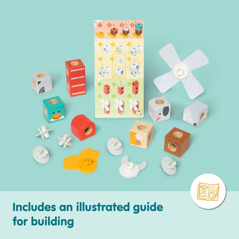 Melissa & Doug Blockables κατασκευαστικό σετ αγρόκτημα