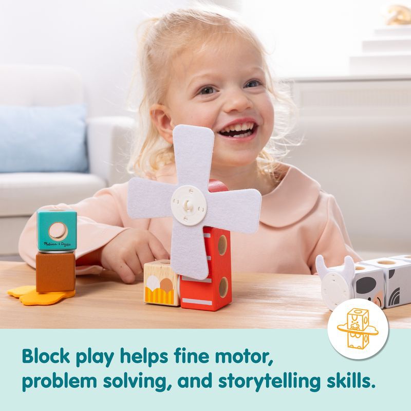 Melissa & Doug Blockables κατασκευαστικό σετ αγρόκτημα