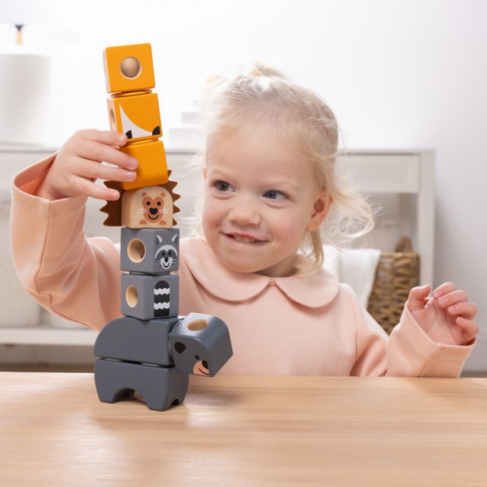 Κατασκευαστικό σετ άγριας ζωής Melissa & Doug Blockables