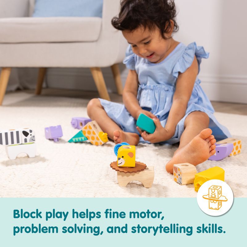 Melissa & Doug Blockables Εργοτάξιο Safari Σετ Παιχνιδιού