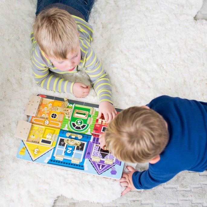 Melissa & Doug βασική διδασκαλία χρωμάτων και αριθμών