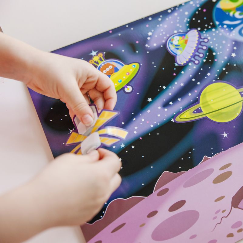Melissa & Doug αυτοκόλλητα επαναχρησιμοποιήσιμα με υπόστρωμα - περιπέτεια