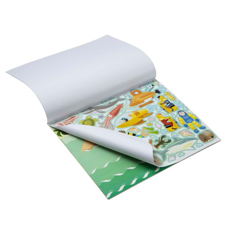 Melissa & Doug αυτοκόλλητα επαναχρησιμοποιούμενα με σετ - κόσμος των ζώων