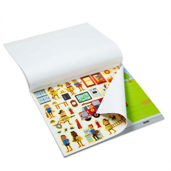 Melissa & Doug αυτοκόλλητα επαναχρησιμοποιούμενα με βάση - πόλη