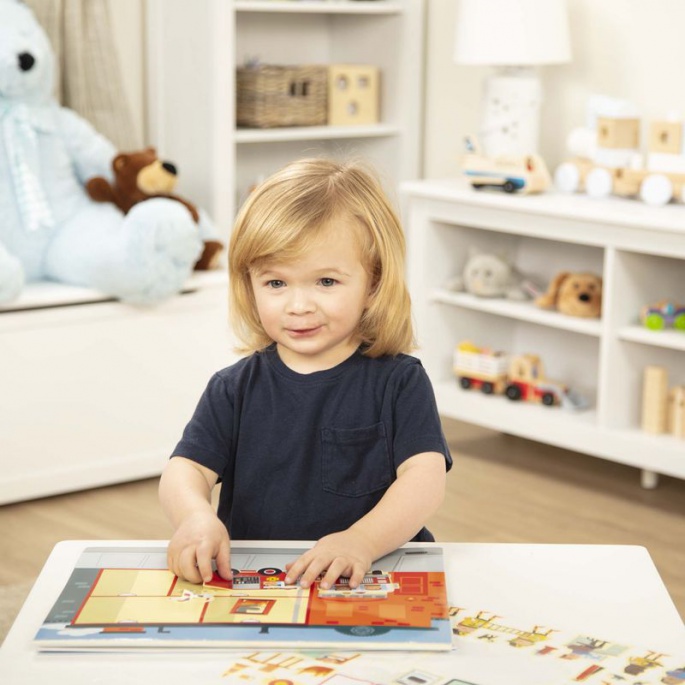 Melissa & Doug αυτοκόλλητα επαναχρησιμοποιούμενα με βάση - πόλη