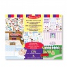 Αυτοκόλλητα επαναχρησιμοποιήσιμα Melissa & Doug με δίσκο - σπίτι