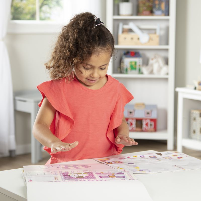 Αυτοκόλλητα επαναχρησιμοποιήσιμα Melissa & Doug με δίσκο - σπίτι