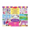 Αυτοκόλλητα Melissa & Doug επαναχρησιμοποιήσιμα με βάση - κάστρο