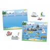 Melissa & Doug αυτοκόλλητα επαναχρησιμοποιήσιμα με βάση - οχήματα