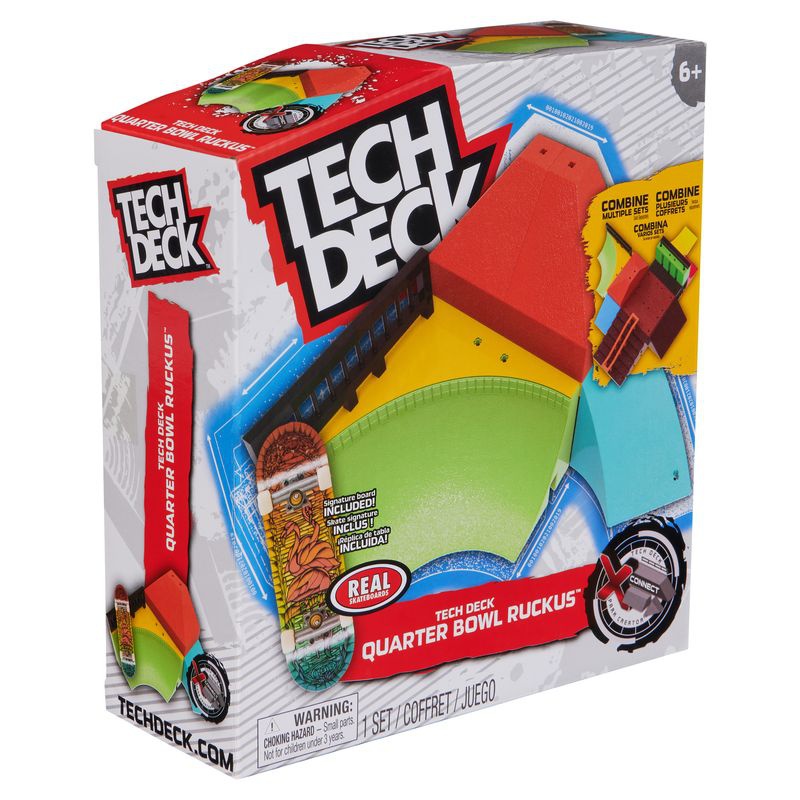 Tech Deck Xconnect skatepark Mafia Quarter Bowl Ruckus Real