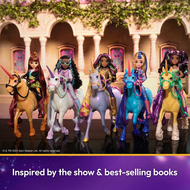 Σετ Προσφοράς: Unicorn Academy Χτενιστική Μονόκερος Cinder 24 cm + Κολιέ με Δαχτυλίδι