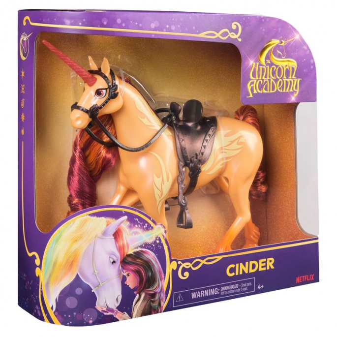 Σετ Προσφοράς: Unicorn Academy Χτενιστική Μονόκερος Cinder 24 cm + Κολιέ με Δαχτυλίδι