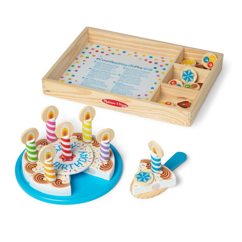 ΠΡΟΣΦΟΡΑ: Σετ τούρτας γενεθλίων Melissa & Doug + ΔΩΡΟ Water WOW μαγεία με νερό παραμύθια