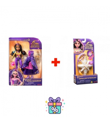 Προνομιακό Σετ: Unicorn Academy Ντελουξ Κούκλα Sophia 24 cm + Κολιέ με Δαχτυλίδι
