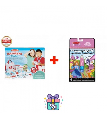 ΠΡΟΣΦΟΡΑ: Παιχνίδι γιατρού Melissa & Doug + WOW μαγεία με νερό παραμύθια ΔΩΡΕΑΝ