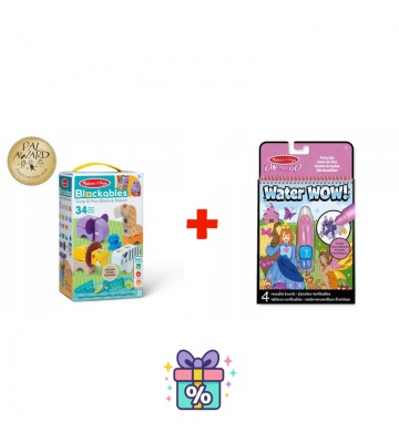 ΠΡΟΣΦΟΡΑ: Melissa & Doug Blockables κατασκευή σαφάρι + μαγικά παραμύθια με νερό ΔΩΡΕΑΝ