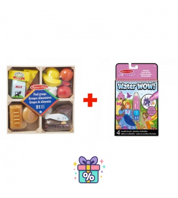 ΠΡΟΣΦΟΡΑ: Σετ γευμάτων Melissa & Doug + Water WOW μαγικό νερό παραμύθια ΔΩΡΕΑΝ