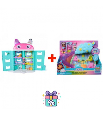 Οικονομικό Σετ: Το Μαγικό Σπίτι της Γκάμπι Στην Ταινία: Μεγάλο Σπίτι Από Την Ταινία + Σετ Παιχνιδιών Κούνια