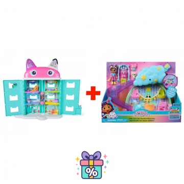 Οικονομικό Σετ: Το Μαγικό Σπίτι της Γκάμπι Στην Ταινία: Μεγάλο Σπίτι Από Την Ταινία + Σετ Παιχνιδιών Κούνια