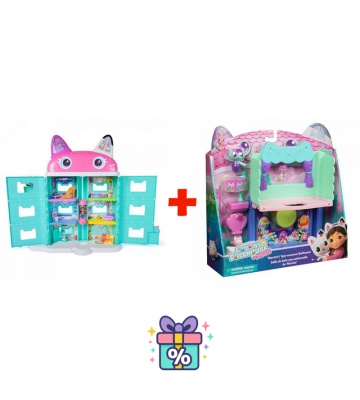 Σετ Προσφοράς: Το σπίτι της Γκάμπι από την ταινία: μεγάλο σπίτι από την ταινία + μπάνιο για το μεγάλο σπίτι