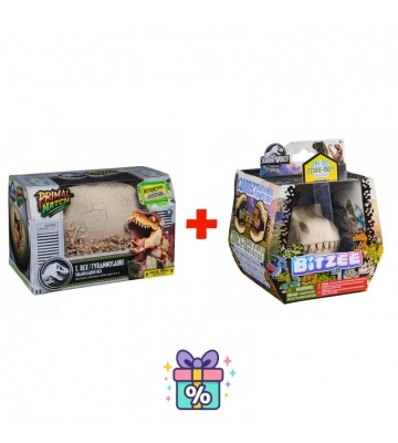 Σετ Προσφοράς: Διαδραστικός Τ-ΡΕΞ δεινόσαυρος που εκκολάπτεται από αυγό + Bitzee ο Κόσμος των Δεινοσαύρων