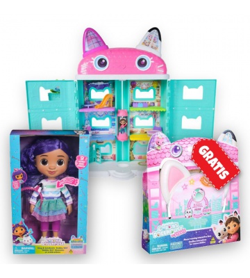 ΠΡΟΣΦΟΡΑ: Gabby’s Dollhouse μεγάλο σπίτι από την ταινία + διαδραστική κούκλα + αυτιά ΔΩΡΕΑΝ