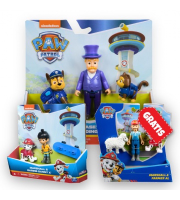 ΠΡΟΣΦΟΡΑ: Paw Patrol Humdinger και Chase + Danny X και Marshall + Marshal και ο αγρότης Al ΔΩΡΕΑΝ