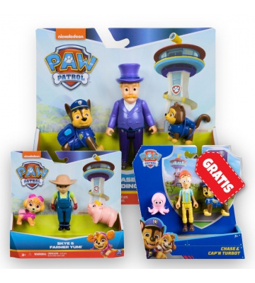 ΠΡΟΣΦΟΡΑ: Paw Patrol Humdinger και Chase + Yumi και Skye + Chase και καπετάνιος Turbot ΔΩΡΕΑΝ