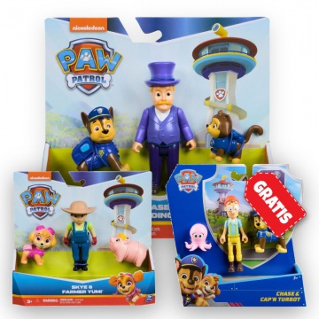 ΠΡΟΣΦΟΡΑ: Paw Patrol Humdinger και Chase + Yumi και Skye + Chase και καπετάνιος Turbot ΔΩΡΕΑΝ