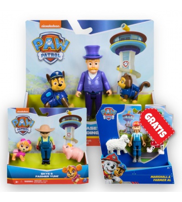 ΠΡΟΣΦΟΡΑ: Paw Patrol Humdinger και Chase + Yumi και Skye + Marshal και ο αγρότης Al ΔΩΡΕΑΝ