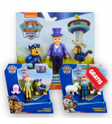 ΠΡΟΣΦΟΡΑ: Paw Patrol Humdinger και Chase + Chase και Turbot + Marshal και ο αγρότης Al ΔΩΡΕΑΝ