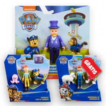 ΠΡΟΣΦΟΡΑ: Paw Patrol Humdinger και Chase + Chase και Turbot + Marshal και ο αγρότης Al ΔΩΡΕΑΝ
