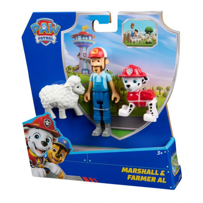 ΠΡΟΣΦΟΡΑ: Paw Patrol Danny X και Marshall + Chase και Turbot + Marshal και ο αγρότης Al ΔΩΡΕΑΝ