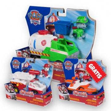 PROMO: Paw Patrol Fire Rescue οχήματα Rocky + Marshall + Zuma ΔΩΡΕΑΝ