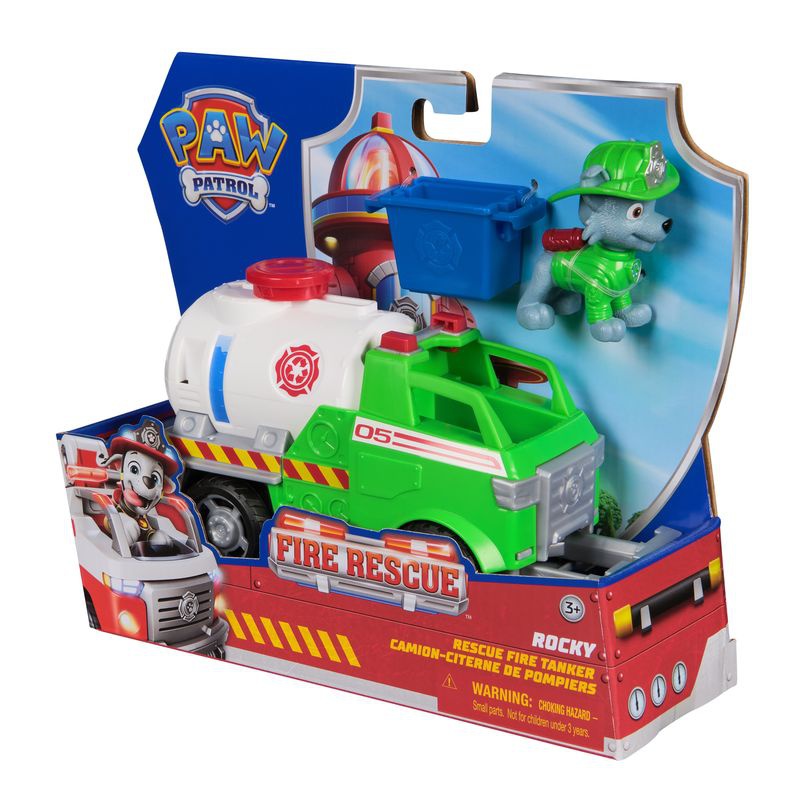 PROMO: Paw Patrol Fire Rescue οχήματα Rocky + Chase + Zuma ΔΩΡΕΑΝ