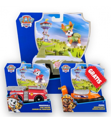 ΠΡΟΣΦΟΡΑ: Paw Patrol βασικά οχήματα Tracker + Marshall + Zuma ΔΩΡΕΑΝ