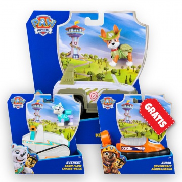ΠΡΟΣΦΟΡΑ: βασικά οχήματα Paw Patrol Tracker + Everest + Zuma ΔΩΡΕΑΝ