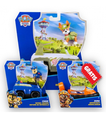 ΠΡΟΣΦΟΡΑ: Paw Patrol βασικά οχήματα Tracker + Chase + Zuma ΔΩΡΕΑΝ