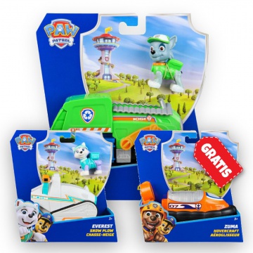 ΠΡΟΣΦΟΡΑ: Paw Patrol βασικά οχήματα Rocky + Everest + Zuma ΔΩΡΕΑΝ