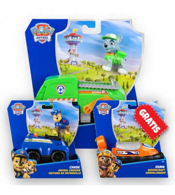 ΠΡΟΣΦΟΡΑ: Paw Patrol βασικά οχήματα Rocky + Chase + Zuma ΔΩΡΕΑΝ