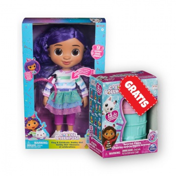 Προσφορά 1+1 Gabby σπίτι διαδραστική κούκλα με ήχους + φιγούρα Gábi στο σπίτι ΔΩΡΕΑΝ