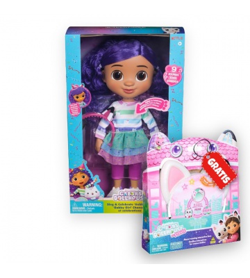 Σετ προσφοράς: Gabby’s Dollhouse - διαδραστική κούκλα με ηχητικά εφέ αυτιών