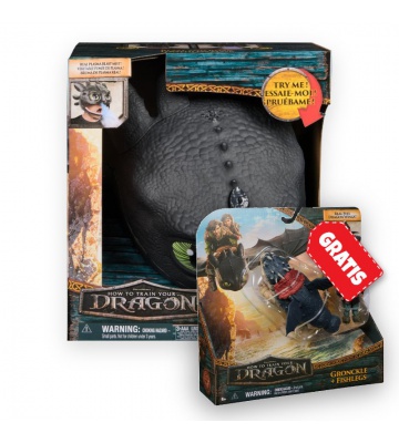 Σετ Προσφοράς: Πώς να Εκπαιδεύσετε το Δράκο σας, μάσκα της Bezzubky με ήχους και φώτα + Gronckle και Λέπιας
