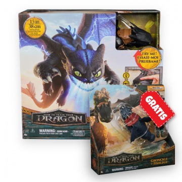 Προνομιακό σετ: Πώς να Εκπαιδεύσετε το Δράκο σας φαφούτης με ηχητικά και φωτεινά εφέ + Gronckle και Λέπιας